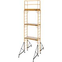 Complete 18' Drywall  Baker Scaffold Tower Set, 122" D x 236" H St. Lawrence Industrial & Safety Supply