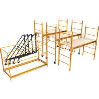 Complete 18' Drywall  Baker Scaffold Tower Set, 122" D x 236" H St. Lawrence Industrial & Safety Supply