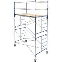 Complete Scaffold Tower with Casters, 66-2/10" D x 177-1/2" H St. Lawrence Industrial & Safety Supply