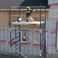 Complete Scaffold Tower with Casters, 69-1/2" D x 178" H St. Lawrence Industrial & Safety Supply