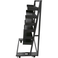 Chariot &agrave; cadre en A robuste &agrave; un c&ocirc;t&eacute; avec 6 plateaux &agrave; rebords, 38" x 25" x 63", Capacit&eacute; 2500 lb St. Lawrence Industrial & Safety Supply