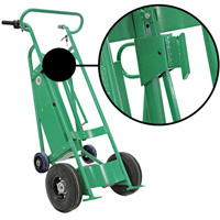 Diable pour baril motoris&eacute; avec roues pneumatiques St. Lawrence Industrial & Safety Supply