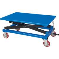 Table &eacute;l&eacute;vatrice manuelle &agrave; ciseaux, 37-3/8" lo x 23-5/8" la, Acier, Capacit&eacute; 660 lb St. Lawrence Industrial & Safety Supply