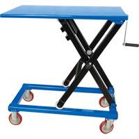 Table &eacute;l&eacute;vatrice manuelle &agrave; ciseaux, 37-3/8" lo x 23-5/8" la, Acier, Capacit&eacute; 660 lb St. Lawrence Industrial & Safety Supply