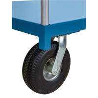 Chariot &agrave; plateforme robuste, 48" lo x 24" la x Capacit&eacute; 1200 lb, Roues en Anticrevaison St. Lawrence Industrial & Safety Supply