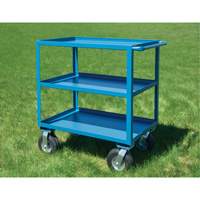 Outdoor Shelf Cart, 3 Tiers, 18" W x 39" H x 33" D, 1200 lbs. Capacity St. Lawrence Industrial & Safety Supply