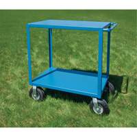Outdoor Shelf Cart, 2 Tiers, 18" W x 39" H x 33" D, 1200 lbs. Capacity St. Lawrence Industrial & Safety Supply