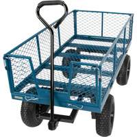 Wagon avec c&ocirc;t&eacute;s rabattables, 24" la x 48" la x Capacit&eacute; 800 lb St. Lawrence Industrial & Safety Supply