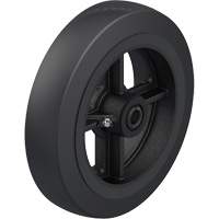 Roue en caoutchouc noir sur noyau en fonte St. Lawrence Industrial & Safety Supply