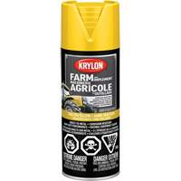 Peinture en a&eacute;rosol pour la ferme et l'&eacute;quipement, Jaune John Deere, Tr&egrave;s brillant, 12 oz, Canette a&eacute;rosol St. Lawrence Industrial & Safety Supply