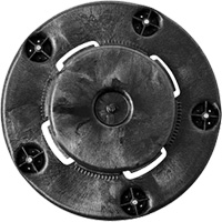 Brute&reg; Dolly, Polyethylene, Black, Fits: 20 - 55 US Gal. St. Lawrence Industrial & Safety Supply