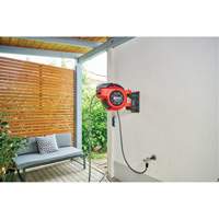 Cordless Water Hose Reel, 100' St. Lawrence Industrial & Safety Supply