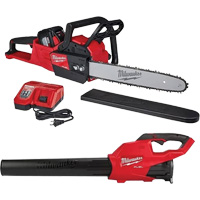 Ensemble souffleuse & scie &agrave; chaîne sans fil, 16", &agrave; pile, 18 V St. Lawrence Industrial & Safety Supply