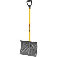 Pro Scraper Shovel, Polypropylene Blade, 18" Wide, D-Grip Handle St. Lawrence Industrial & Safety Supply