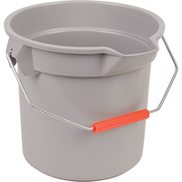 Brute&reg; Bucket, 3.5 US Gal. (14 qt.) Capacity, Grey St. Lawrence Industrial & Safety Supply