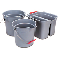 Brute&reg; Bucket, 3.5 US Gal. (14 qt.) Capacity, Grey St. Lawrence Industrial & Safety Supply