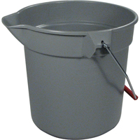 Brute&reg; Bucket, 2.5 US Gal. (10 qt.) Capacity, Grey St. Lawrence Industrial & Safety Supply