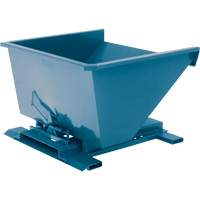 Self-Dumping Hopper, Steel, 3/4 cu.yd., Blue St. Lawrence Industrial & Safety Supply