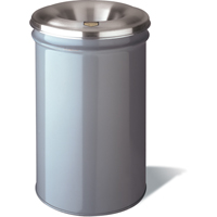 Poubelles Cease-Fire, M&eacute;tal, 4,5 gal. US St. Lawrence Industrial & Safety Supply