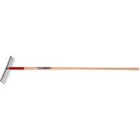 R&acirc;teau &agrave; niveler, Manche Bois, 14-3/4" la, Lame Acier durci, 16 dents St. Lawrence Industrial & Safety Supply