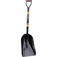 Grain & Coal Scoop Shovel, Wood, Tempered Steel Blade, D-Grip Handle, 27-3/4" Length St. Lawrence Industrial & Safety Supply
