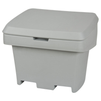 Contenant de rangement robuste pour l'ext&eacute;rieure pour sel et sable, 30" x 24" x 24", 5,5 pi³, Gris St. Lawrence Industrial & Safety Supply