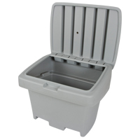 Contenant de rangement robuste pour l'ext&eacute;rieure pour sel et sable, 30" x 24" x 24", 5,5 pi³, Gris St. Lawrence Industrial & Safety Supply