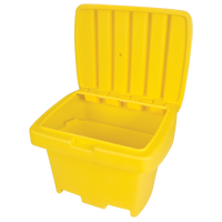 Contenant de rangement robuste pour l'ext&eacute;rieure pour sel et sable, 30" x 24" x 24", 5,5 pi³, Jaune St. Lawrence Industrial & Safety Supply