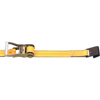 Tendeurs d'arrimage &agrave; cliquet, Crochet plat, 2" , 30' , Charge d'utilisation max. 3335 lb (1513 kg) St. Lawrence Industrial & Safety Supply