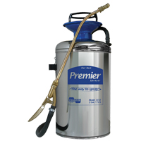 Premier Series Pro Sprayer, 2 gal. (7.6 L), Stainless Steel, 12" Wand St. Lawrence Industrial & Safety Supply