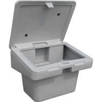 Contenants pour sel & sable SOS, Avec Moraillon, 30" x 24" x 24", 5,5 pi³, Gris St. Lawrence Industrial & Safety Supply
