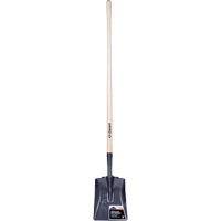 Pro Square Point Shovel, Wood, Tempered Steel Blade, Straight Handle, 48" Long St. Lawrence Industrial & Safety Supply