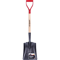 Pro Square Point Shovel, Wood, Tempered Steel Blade, D-Grip Handle, 27-3/4" Long St. Lawrence Industrial & Safety Supply