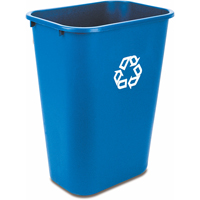 Contenant de recyclage, De bureau, Plastique, 41-1/4 pintes US St. Lawrence Industrial & Safety Supply