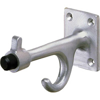 Crochet & butoir, rebord de 1 1/2" la x 2" h, en saillie de 3 3/4" du mur St. Lawrence Industrial & Safety Supply