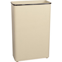Rectangular Waste Basket, 96 Quarts, Steel St. Lawrence Industrial & Safety Supply