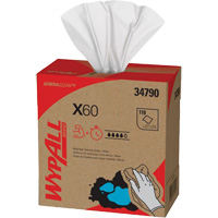 Chiffons X60 WypAll, Tout usage, 16-3/4" lo x 8-3/8" la St. Lawrence Industrial & Safety Supply