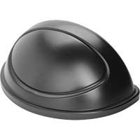 Untouchable&reg; Containers, Half Round Lid, Plastic/Polyethylene, Fits Container Size: 21-5/16" x 21-1/3" St. Lawrence Industrial & Safety Supply