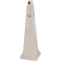 R&eacute;cup&eacute;rateurs de m&eacute;gots de cigarettes Groundskeeper, Sur pied, Plastique, Capacit&eacute; 1 gal. US, Hauteur 39-3/4" St. Lawrence Industrial & Safety Supply