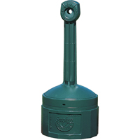 Cendriers Smoker's Cease-Fire, Sur pied, Plastique, Capacit&eacute; 4 gal. US, Hauteur 38-1/2" St. Lawrence Industrial & Safety Supply