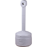 Cendriers Smoker's Cease-Fire, Sur pied, Plastique, Capacit&eacute; 1 gal. US, Hauteur 30" St. Lawrence Industrial & Safety Supply
