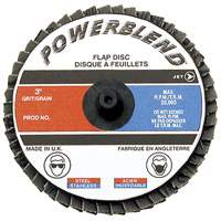 Disque &agrave; lamelles &agrave; rouler POWERBLEND, 2" x Type R, Grain Z120, Alumine de zirconium St. Lawrence Industrial & Safety Supply