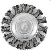 Brosse radiale &agrave; fils nou&eacute;s torsad&eacute;s mont&eacute; sur mandrin EKR275-20, 3", Fils ,02", Tige 1/4" St. Lawrence Industrial & Safety Supply