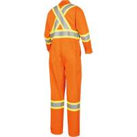 5555 High Visibility FR Rated & Arc Rated Safety Coveralls, Size 36, High Visibility Orange, 11 cal/cm² St. Lawrence Industrial & Safety Supply