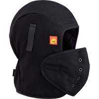 566A Flame Resistant Quilted Hardhat Liner, Black, Cotton St. Lawrence Industrial & Safety Supply