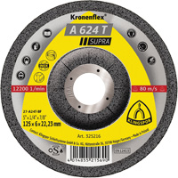 Disque de meulage A 624 T Supra Kronenflex, 5" x 1/4", Arbre 7/8" St. Lawrence Industrial & Safety Supply