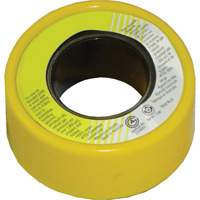 PFTE Gas Thread Sealant Tape, 236" L x 1/2" W, Yellow St. Lawrence Industrial & Safety Supply