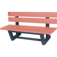 Bancs de parc d'ext&eacute;rieur, Plastique recycl&eacute;, 60" lo x 22-13/16" la x 29-13/16" h, S&eacute;quoia St. Lawrence Industrial & Safety Supply