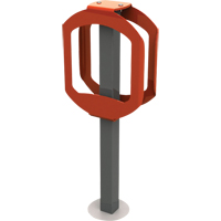 Bike Stop Bike Racks, Steel, 2 Bike Capacity St. Lawrence Industrial & Safety Supply