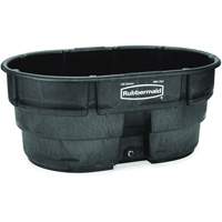 Stock Tank, 39" D x 58" W x 25" H, 1200 lbs. Capacity, Black St. Lawrence Industrial & Safety Supply
